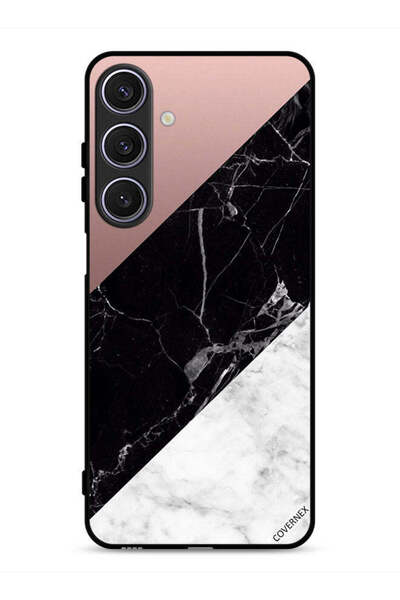 Covernex غطاء حماية لهاتف سامسونج جالاكسي A26 بنمط مزيج من الرخام والبساطة