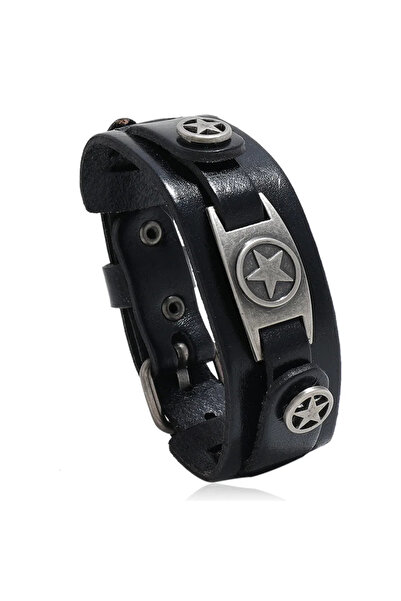 Choice YA4646-1 أساور جلدية عصرية للرجال والنساء بتصميم ريترو روك وحفلات الشو...