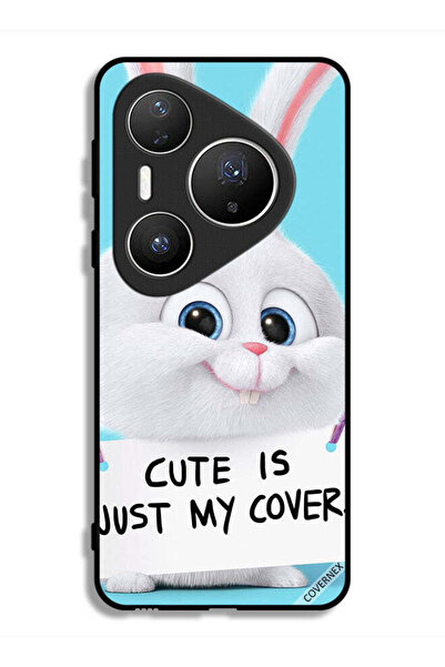 Covernex غطاء حماية لهاتف هواوي بيورا 80 برو، أرنب لطيف، هذا هو غلافي فقط