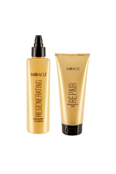 Maxxelle Set Promotional Sampon dupa soare Par si Corp 200 ml + Masca protectie Solara Miracle 200 m