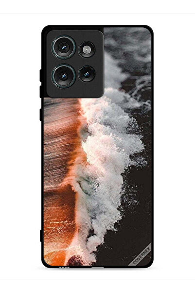 Covernex غطاء حماية لهاتف موتورولا إيدج 50 بتصميم موجة مياه البحر