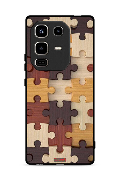 Tolwak غطاء حماية لهاتف Infinix Note 50 Pro 4G بنمط خشبي