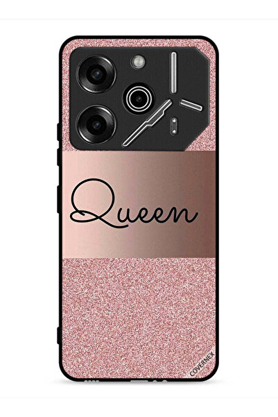 Covernex غطاء حماية لهاتف تكنو بوفا 6 برو 5G بخلفية لامعة من كوين