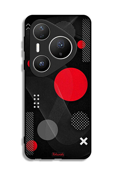 Tolwak غطاء حماية لهاتف هواوي بيورا 80 برو بلس بنمط دائري ومتقاطع