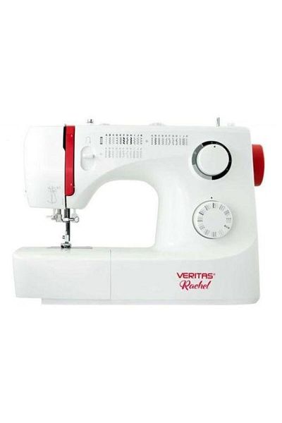 VERITAS Sewing Machine Rachel, 750 stitches/min, 32 programs (White/Red)
