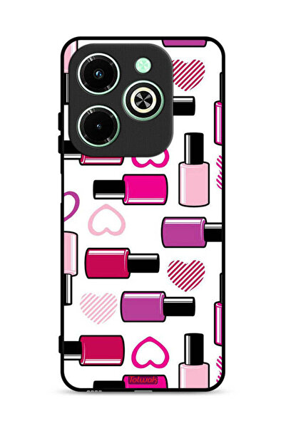 Tolwak غطاء حماية لهاتف Infinix Hot 40i 4G - محبو أحمر الشفاه