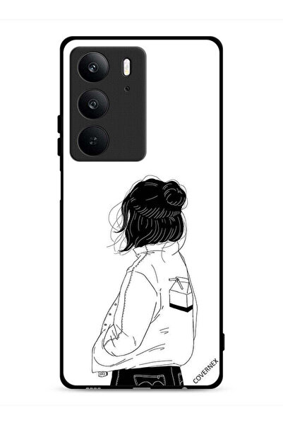 Covernex غطاء حماية لهاتف Realme C75 4G - فتاة تفكر بعمق