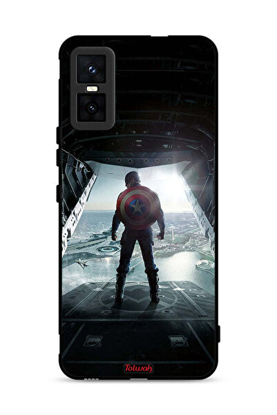 Tolwak Infinix GT 30 Pro Protective Case Cover Portrait Display Captain America