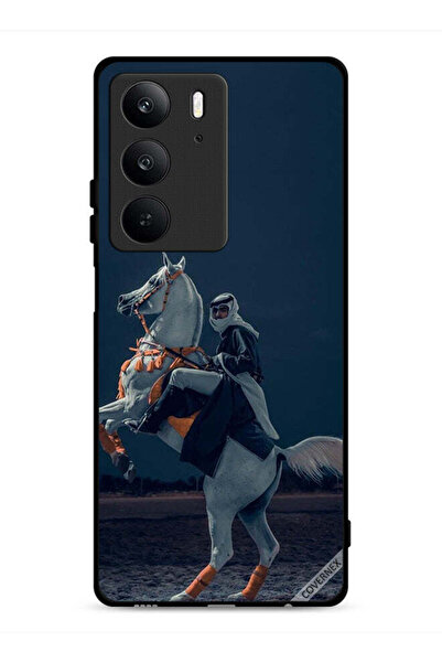 Covernex غطاء حماية لهاتف Realme C75 4G، صورة شاب على حصان