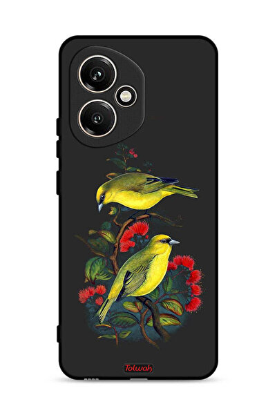 Tolwak غطاء حماية لهاتف Honor 400 بنقشة طيور