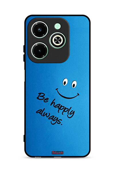 Tolwak غطاء حماية لهاتف Infinix Hot 40i 4G كن سعيدًا دائمًا