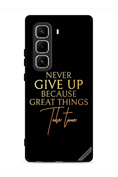 Covernex غطاء حماية لهاتف Infinix Hot 50 Pro 4G لا تستسلم أبدًا لأن الأشياء ا...