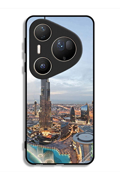 Covernex غطاء حماية فائق لهاتف هواوي بيورا 80، منظر جميل لوسط مدينة دبي