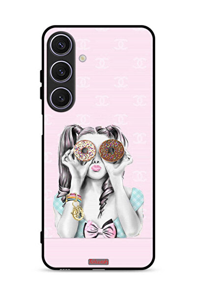 Tolwak غطاء حماية لهاتف سامسونج جالاكسي A26 يحمل قطعتين من الدونات