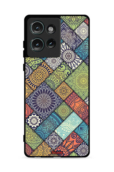 Tolwak غطاء حماية لهاتف موتورولا إيدج 50 بنقشة ماندالا