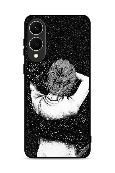 Covernex غطاء حماية لهاتف سامسونج جالاكسي إس 25 إيدج - خيال فتاة خربشة ليلية