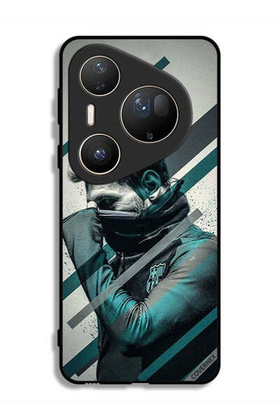 Covernex غطاء حماية فائق من هواوي بيورا 80 بتصميم وجه ميسي المختبئ
