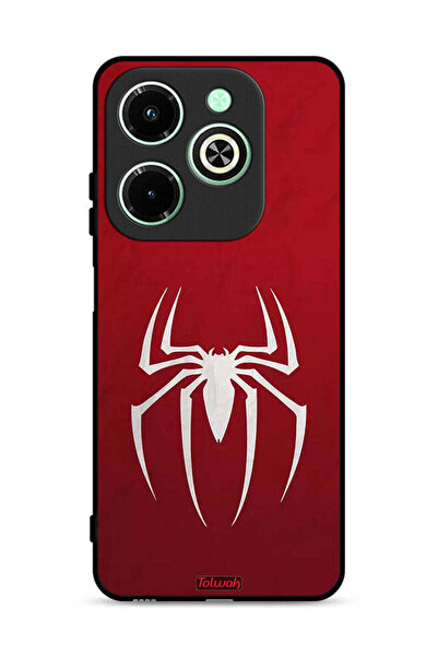 Tolwak غطاء حماية لجهاز Infinix Hot 40i 4G بتصميم Spider Icon