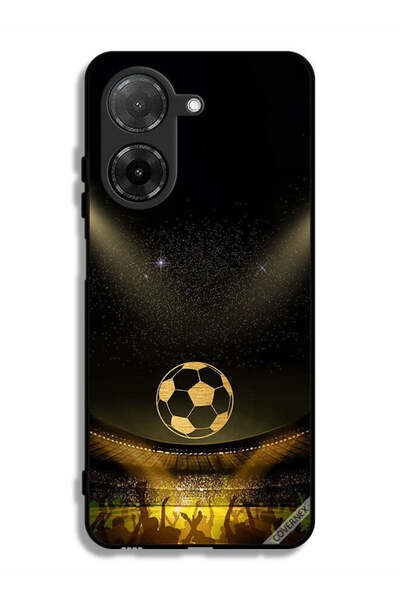 Covernex غطاء حماية لهاتف Xiaomi Redmi A5 4G، أسود، بخلفية فيلم كرة قدم كلاسيكية