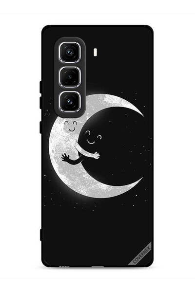 Covernex غطاء حماية لهاتف Infinix Hot 50 Pro 4G بتصميم عناق القمر والسماء الم...