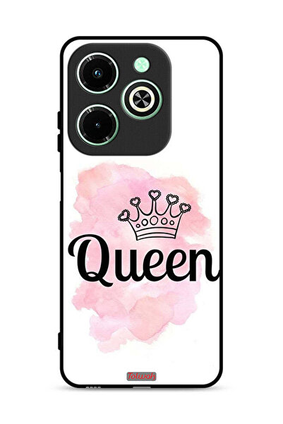 Tolwak غطاء حماية لهاتف Infinix Hot 40i 4G بنقشة Queen Art