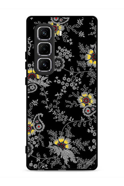 Covernex غطاء حماية لهاتف Infinix Hot 50 Pro 4G بخلفية زهور فنية