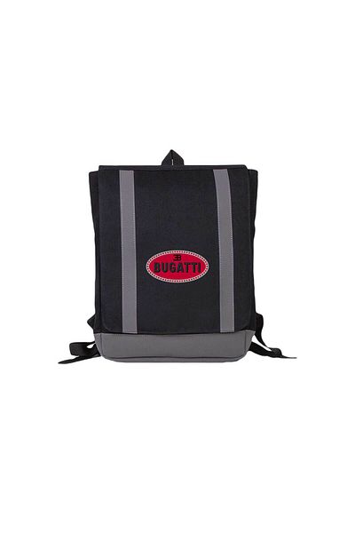 Z zepplin Bugati 3B Logo Black Backpack