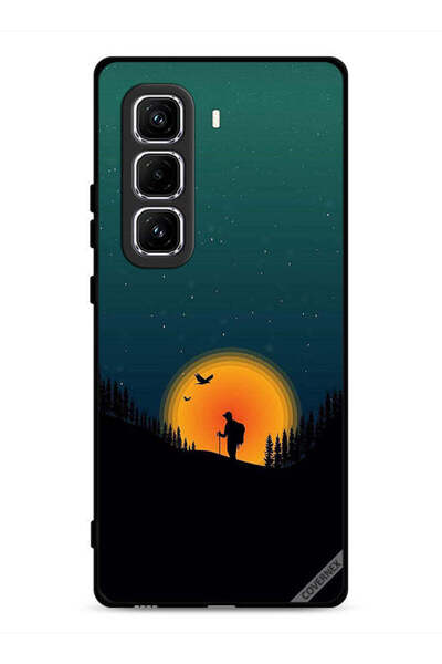 Covernex غطاء حماية لهاتف Infinix Hot 50 Pro 4G برسومات مغامرات فنية