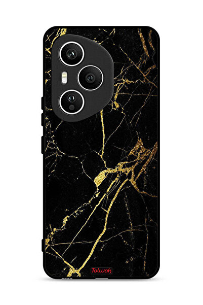 Tolwak غطاء حماية لهاتف Honor 400 Pro، متصدع، رخامي