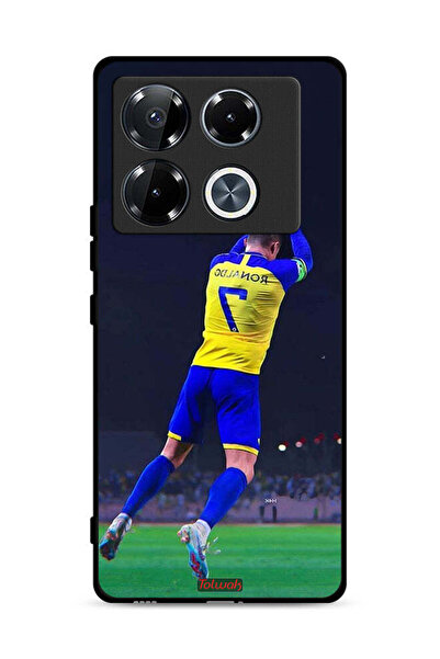 Tolwak غطاء حماية لهاتف Infinix Note 40 Pro Plus 5G بنقشة كريستيانو رونالدو