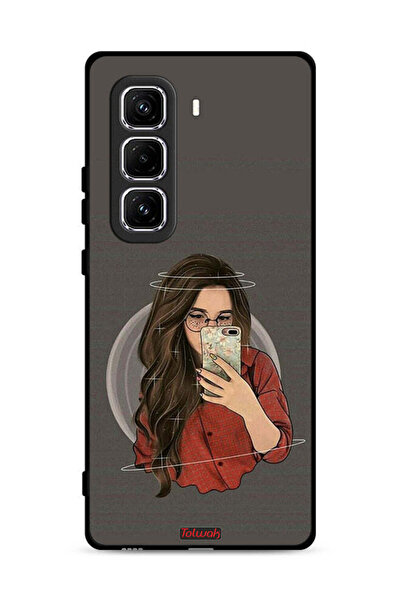 Tolwak غطاء حماية لهاتف Infinix Hot 50 Pro 4G لالتقاط صور سيلفي