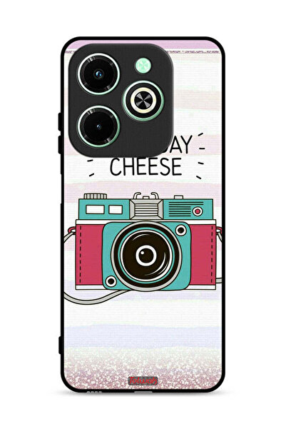 Tolwak غطاء حماية لهاتف Infinix Hot 40i 4G، شعار Just Say Cheese