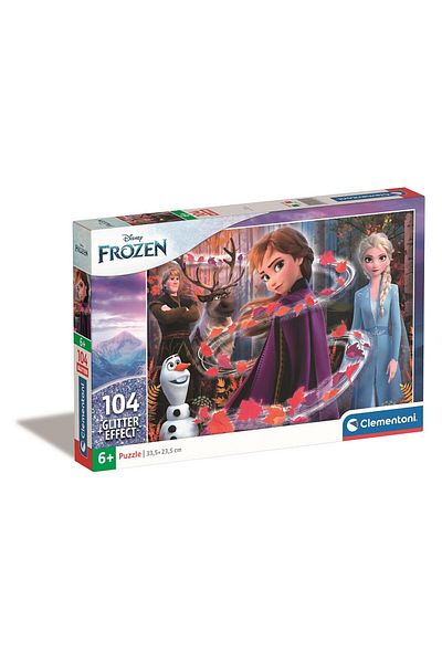 Frozen Disney Frozen Leaves Clementoni Glitter Puzzle 104 Pieces