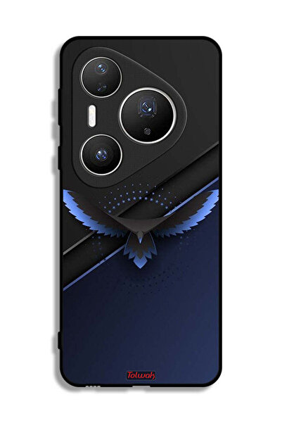 Tolwak غطاء حماية هواوي بيورا 80 برو بلس - فن تجريدي رقمي من تصميم النسر