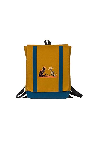 Z zepplin Rucsac galben Skelton Cowboy Bar