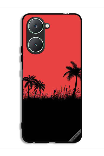 Covernex غطاء حماية لهاتف Vivo Y18i 4G بنقشة أشجار التمر