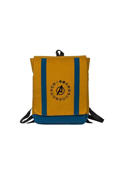 Z zepplin Avengers Heroes Logo Yellow Backpack