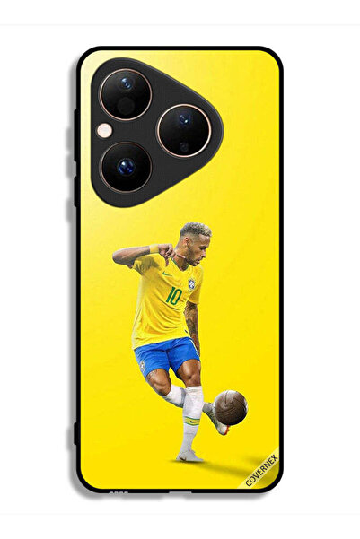Covernex غطاء حماية لهاتف هواوي بيورا 80 بتصميم نيمار مع كرة قدم
