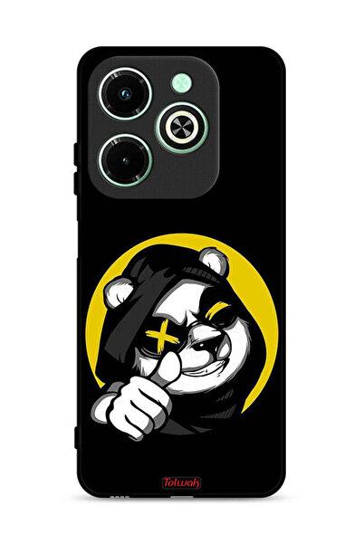 Tolwak غطاء حماية لهاتف Infinix Hot 40i 4G بتصميم قطة مارشميلو لطيفة