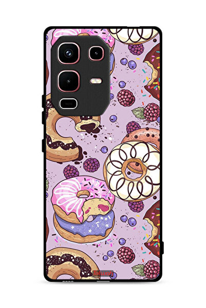 Tolwak غطاء حماية لهاتف Infinix Note 50s برسومات دونات