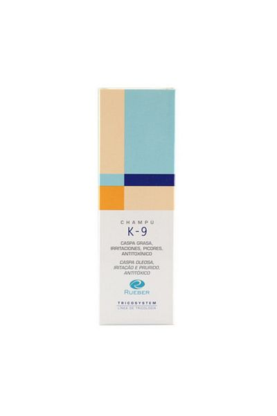 Rueber Shampoo for Seborrheic Dermatitis Irritated Scalp K-9 Tricosystem 220 ml