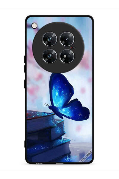 Covernex غطاء حماية لهاتف Infinix Zero 40 بتصميم فراشة جالسة على كتاب