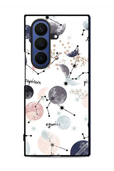 Covernex غطاء حماية لهاتف Samsung Galaxy Z Fold7 بتصميم رسم الكواكب