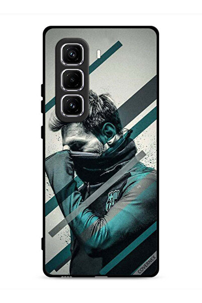 Covernex غطاء حماية لهاتف Infinix Hot 50 Pro 4G بطبعة وجه ميسي المختبئ