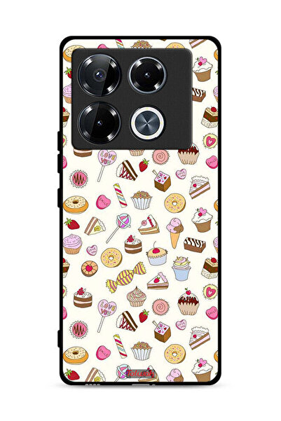 Tolwak غطاء حماية لهاتف Infinix Note 40 Pro Plus 5G بنمط العناصر المفضلة