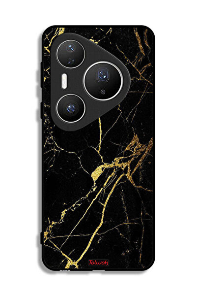 Tolwak غطاء حماية لهاتف هواوي بيورا 80 برو - رخامي متصدع