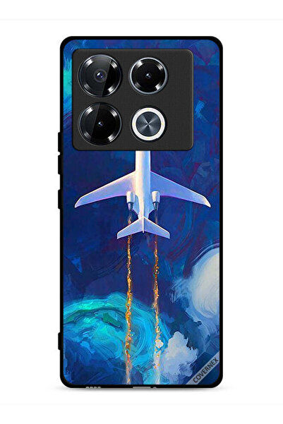 Covernex غطاء حماية لهاتف Infinix Note 40 Pro Plus 5G برسومات طائرة