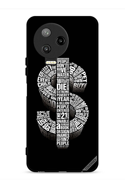 Covernex غطاء حماية لهاتف Infinix Note 12 Pro 4G بنقشة خط الدولار