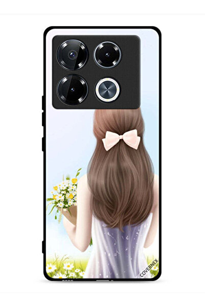 Covernex غطاء حماية لهاتف Infinix Note 40 Pro 5G بتصميم فتاة جميلة