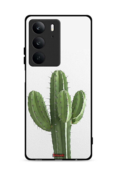 Tolwak غطاء حماية لهاتف Realme C75 4G بنقشة نبات الصبار
